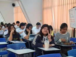 ภาพบรรยากาศการเรียนของน้องๆ เฟรชชี่ ปี 1