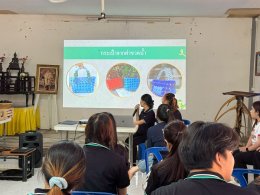 โครงการบริการวิชาการ ในหัวข้อ "การเพิ่มมูลค่าสินค้า, การต่อยอดเรือจำลองให้เป็นสินค้าพรีเมียม, การสร้างสรรค์สินค้าจากฝาขวดน้ำ" ณ ชุมชนบางหญ้าแพรก จ.สมุทรสาคร