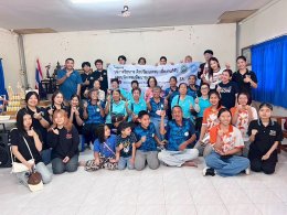โครงการบริการวิชาการ ในหัวข้อ "การเพิ่มมูลค่าสินค้า, การต่อยอดเรือจำลองให้เป็นสินค้าพรีเมียม, การสร้างสรรค์สินค้าจากฝาขวดน้ำ" ณ ชุมชนบางหญ้าแพรก จ.สมุทรสาคร