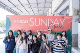 ตลาดนัดคนบริหารในงาน BASAU Sunday Market 2023