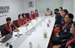 การต้อนรับคณาจารย์ และนักเรียนระบบทวิภาคี จากโรงเรียนสามพรานวิทยา 