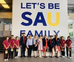 การต้อนรับคณาจารย์ และนักเรียนระบบทวิภาคี จากโรงเรียนสามพรานวิทยา 