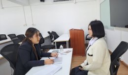 การต้อนรับผู้ปกครองและนักศึกษาสาขาวิชาการจัดการนวัตกรรมการค้า เพื่อสัมภาษณ์ทุนการศึกษา และเซ็นสัญญารับทุนสนับสนุนจากบริษัท ซีพี ออลล์ จำกัด (มหาชน)