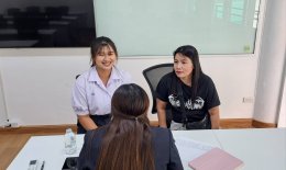 การต้อนรับผู้ปกครองและนักศึกษาสาขาวิชาการจัดการนวัตกรรมการค้า เพื่อสัมภาษณ์ทุนการศึกษา และเซ็นสัญญารับทุนสนับสนุนจากบริษัท ซีพี ออลล์ จำกัด (มหาชน)