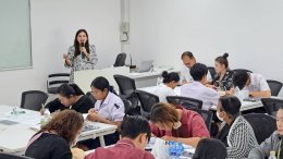 การต้อนรับผู้ปกครองและนักศึกษาสาขาวิชาการจัดการนวัตกรรมการค้า เพื่อสัมภาษณ์ทุนการศึกษา และเซ็นสัญญารับทุนสนับสนุนจากบริษัท ซีพี ออลล์ จำกัด (มหาชน)