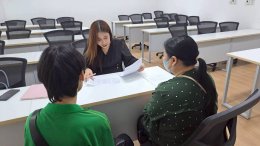 นัดสัมภาษณ์ทุนการศึกษาและเซ็นสัญญาขอรับทุนสนับสนุนจาก บริษัท ซีพี ออลล์ จำกัด (มหาชน)