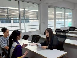 นัดสัมภาษณ์ทุนการศึกษาและเซ็นสัญญาขอรับทุนสนับสนุนจาก บริษัท ซีพี ออลล์ จำกัด (มหาชน)