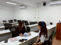 นัดสัมภาษณ์ทุนการศึกษาและเซ็นสัญญาขอรับทุนสนับสนุนจาก บริษัท ซีพี ออลล์ จำกัด (มหาชน)