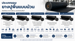 ยางปูพื้นแบบม้วน ตัวเลือกอัจฉริยะสำหรับทุกพื้นที่ใช้งาน