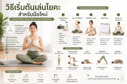 เริ่มต้นดูแลตัวเองสำหรับคนวัยทำงานด้วยโยคะ จุดเริ่มต้นเล็ก ๆ สู่สุขภาพที่ดีและชีวิตที่สมดุล