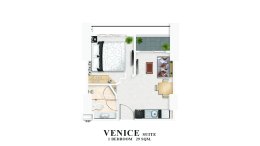 Venice 1 Bed 29 Sq.m.