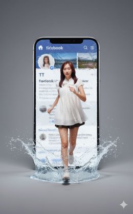 AI PROMPT สร้างภาพใบหน้าเหมือนเดิม 100% วิ่งออกมาจากSmartPhone