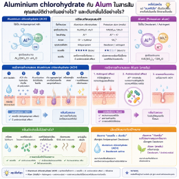 สารส้ม (alum) ช่วยลดกลิ่นเต่าได้ยังไง ต่างจากโรลออนในท้องตลาดหรือไม่