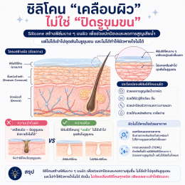 ซิลิโคนทำให้อุดตันไหม / Dimethicone อุดตันไหม / คนเป็นสิวใช้ซิลิโคนได้ไหม