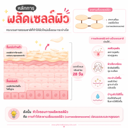 ทำไมต้องผลัดเซลล์ผิว วิธีผลัดเซลล์ผิวที่ถูกต้อง วิธีเลือกผลิตภัณฑ์ผลัดเซลล์ผิว