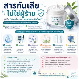 เครื่องสำอาง Preservative-Free คืออะไร? ไม่มีสารกันเสียจริงไหม