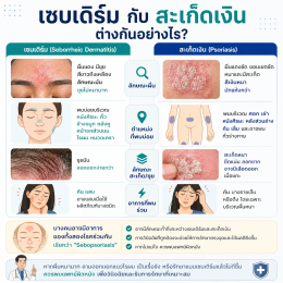 เซบเดิร์ม (Seborrheic Dermatitis) คืออะไร? สาเหตุ อาการ และวิธีรักษา  บทความโดยเภสัชกร 