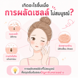 ทำไมต้องผลัดเซลล์ผิว วิธีผลัดเซลล์ผิวที่ถูกต้อง วิธีเลือกผลิตภัณฑ์ผลัดเซลล์ผิว
