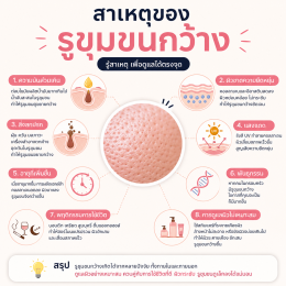 รูขุมขนกว้างมาก หน้ามันมาก เกิดจากอะไร แก้ไขอย่างไรดี