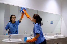 แม่บ้านสัญญาจ้างรายปี ดูแลพื้นที่อย่างต่อเนื่อง ด้วยทีมงานมืออาชีพจาก Cleaning Solution