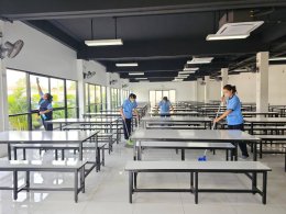 แม่บ้านสัญญาจ้างรายปี ดูแลพื้นที่อย่างต่อเนื่อง ด้วยทีมงานมืออาชีพจาก Cleaning Solution