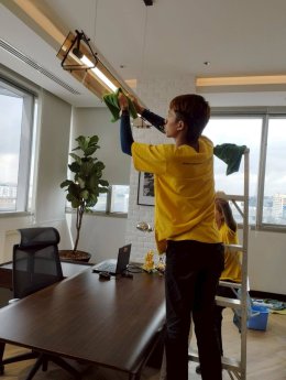 สะอาดหมดจดทุกตารางเมตร Big Cleaning สำนักงานครบวงจร ตั้งแต่ห้องประชุมถึงห้องน้ำ