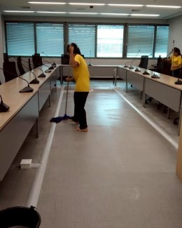 เปลี่ยนพื้นที่ไซต์งานให้เป็นออฟฟิศในฝัน เก็บรายละเอียดความสะอาดครบทุกจุดก่อนเริ่มงาน