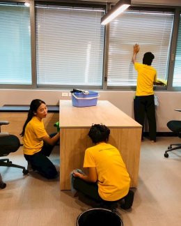 เปลี่ยนพื้นที่ไซต์งานให้เป็นออฟฟิศในฝัน เก็บรายละเอียดความสะอาดครบทุกจุดก่อนเริ่มงาน