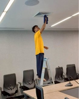 เปลี่ยนพื้นที่ไซต์งานให้เป็นออฟฟิศในฝัน เก็บรายละเอียดความสะอาดครบทุกจุดก่อนเริ่มงาน