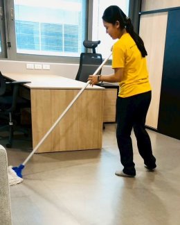 เปลี่ยนพื้นที่ไซต์งานให้เป็นออฟฟิศในฝัน เก็บรายละเอียดความสะอาดครบทุกจุดก่อนเริ่มงาน