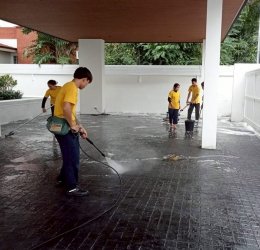 ดูแลพื้นหินภายนอกบ้านให้สะอาดปลอดภัยลดความเสี่ยงจากการลื่นล้ม