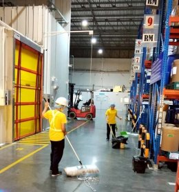 สะอาดหมดจดทุกจุดสำคัญด้วยบริการ Big Cleaning คลังสินค้ามาตรฐานอุตสาหกรรม