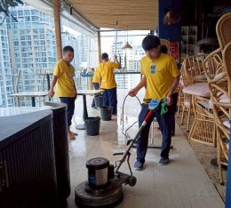 บริการ Big Cleaning ร้านอาหารและ Rooftop Bar ดูแลความสะอาดละเอียดทุกตารางนิ้ว