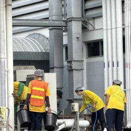 บริการ Big Cleaning โกดัง ดูแลครบทั้งภายในและภายนอกอาคาร