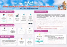 Post Graduate Diploma in Clinical Orthodontics