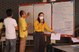 ประชุมประชาคม (การทบทวนแผนพัฒนาท้องถิ่น พ.ศ. 2566 - 2570 ) ของเทศบาลตำบลท่าเชียงทอง หมู่ที่ 2 บ้านสันมะกรูด