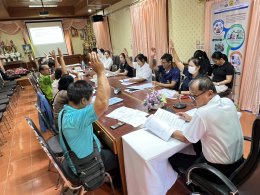  เข้าร่วมประชุมคณะกรรมการกองทุนหลักประกันสุขภาพเทศบาลตำบลท่าเชียงทอง