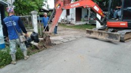 ลงพื้นที่ตรวจเยี่ยมหน้างานโครงการขุดลอกรางระบายน้ำซอย 2