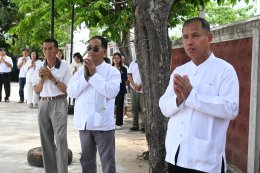 เข้าร่วมงานสรงน้ำดำหัวกู่ครูบา อดีตเจ้าอาวาสวัดสันมะโก หลวงปู่ครูบาอินต๊ะ,หลวงปู่ครูบาสุวรรณ ท่านพระครูโสภิตศีลสังวร