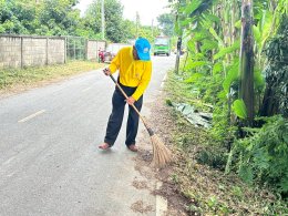 จัด"กิจกรรมปรับปรุงภูมิทัศน์ ตัดกิ่งไม้ที่บดบังทัศนะวิสัย จุดเสี่ยงอุบัติเหตุ ในเขตพื้นที่เทศบาลตำบลท่าเชียงทอง"