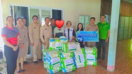 ลงพื้นที่มอบผ้าอ้อมผู้ใหญ่ให้แก่ผู้สูงอายุที่มีภาวะพึ่งพิงในเขตพื้นที่เทศบาลตำบลท่าเชียงทอง