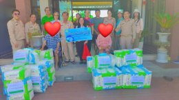 ลงพื้นที่มอบผ้าอ้อมผู้ใหญ่ให้แก่ผู้สูงอายุที่มีภาวะพึ่งพิงในเขตพื้นที่เทศบาลตำบลท่าเชียงทอง