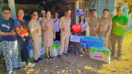 ลงพื้นที่มอบผ้าอ้อมผู้ใหญ่ให้แก่ผู้สูงอายุที่มีภาวะพึ่งพิงในเขตพื้นที่เทศบาลตำบลท่าเชียงทอง