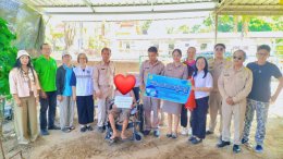 ลงพื้นที่มอบผ้าอ้อมผู้ใหญ่ให้แก่ผู้สูงอายุที่มีภาวะพึ่งพิงในเขตพื้นที่เทศบาลตำบลท่าเชียงทอง