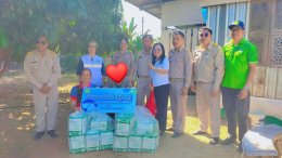 ลงพื้นที่มอบผ้าอ้อมผู้ใหญ่ให้แก่ผู้สูงอายุที่มีภาวะพึ่งพิงในเขตพื้นที่เทศบาลตำบลท่าเชียงทอง