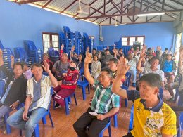 ลงพื้นที่ประชาคมจัดทำแผนและประสานแผนพัฒนาพื้นที่ในระดับอำเภอและตำบล หมู่บ้าน