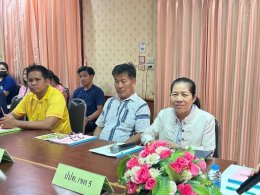  ให้การต้อนรับคณะกรรมการธรรมภิบาลจังหวัดลำพูนและสำนักงานป้องกันและปราบปรามการทุจริตในภาครัฐ เขต 5 ในการเข้าตรวจติดตามการดำเนินโครงการ
