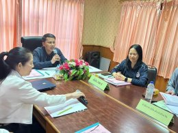  ให้การต้อนรับคณะกรรมการธรรมภิบาลจังหวัดลำพูนและสำนักงานป้องกันและปราบปรามการทุจริตในภาครัฐ เขต 5 ในการเข้าตรวจติดตามการดำเนินโครงการ