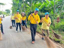จัด"กิจกรรมปรับปรุงภูมิทัศน์ ตัดกิ่งไม้ที่บดบังทัศนะวิสัย จุดเสี่ยงอุบัติเหตุ ในเขตพื้นที่เทศบาลตำบลท่าเชียงทอง"