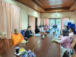เข้าร่วมและต้อนรับคณะผู้ประเมินจากสำนักงานรับรองมาตรฐานและประเมินคุณภาพการศึกษา (องค์การมหาชน)